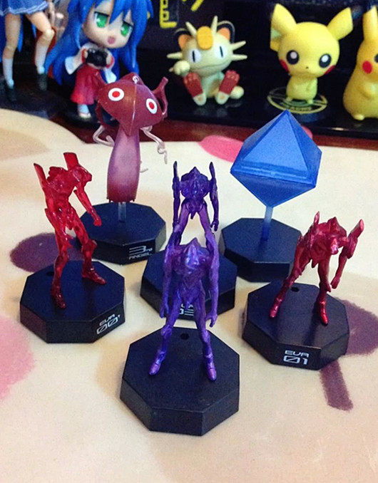 【绝版】日本eva散货福音战士透明使徒机体系列 售完无补