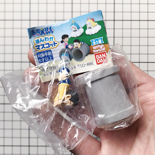 日本散货公仔 小号玩具摆件模型 大雄趴水泥管 机器猫小叮当