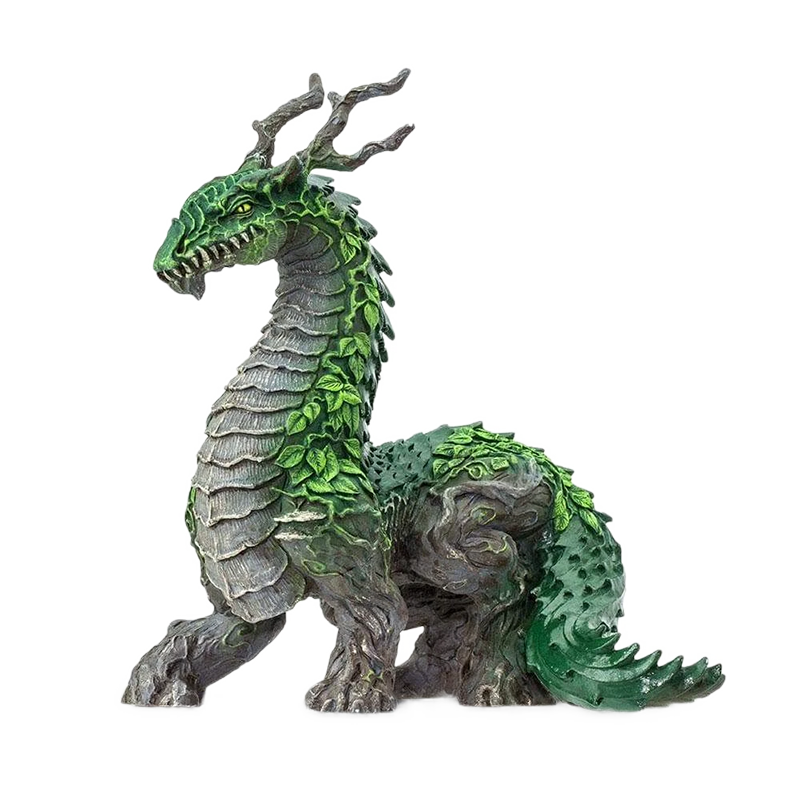 美国森林守护神远古精灵巨龙守护神兽 古代动物模型摆件 环保塑料
