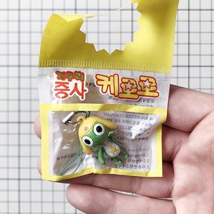 日本进口手机链 keroro青蛙军曹 小号 Q版卡通公仔 挂件吊饰 韩版