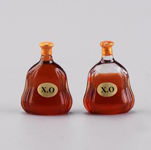珍洋酒瓶xo模型迷你娃娃屋 12袖 食玩餐厅酒吧场景配件 微缩1 美式