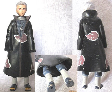 日本动漫卡通玩具 火影naruto 晓组织飞段 忍者人偶手办公仔 微瑕
