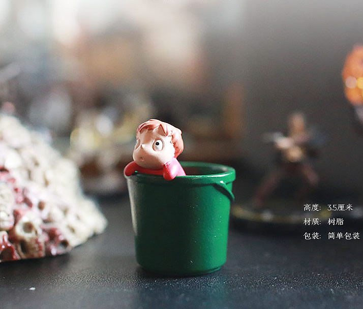 日本热门动画 水桶里的波妞 树脂摆件 卡通人偶手办模型公仔 公主
