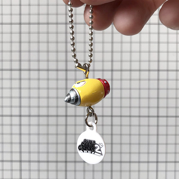 日本进口手机链 超级玛丽马里奥 火箭弹小号公仔玩具模型挂件吊饰