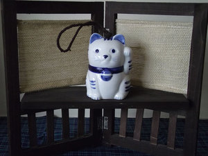 日式祈愿招财猫风铃 日本传统风铃 招财纳福风铃 质量一流