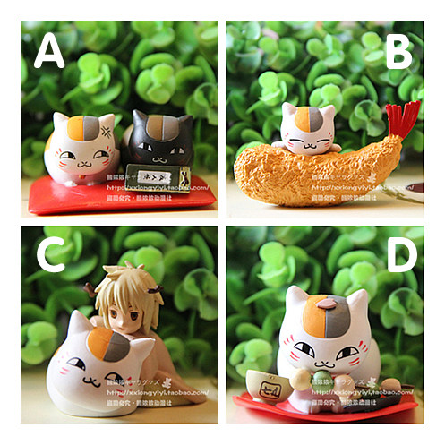 【绝品】日本正版散货 夏目友人帐 猫师傅 猫老师 混吃混喝版 4款