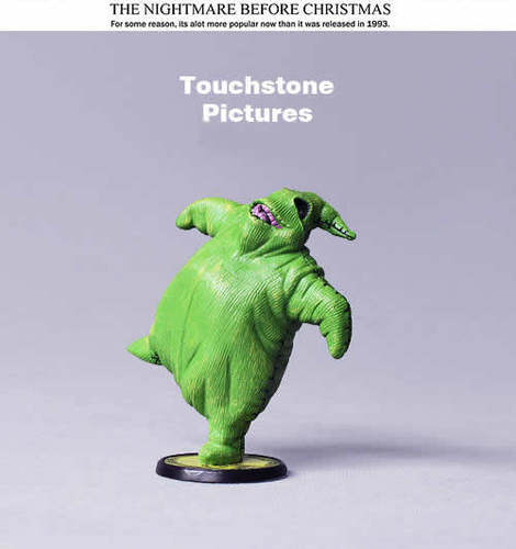 美国恐怖圣诞节超级绿怪物布吉 巫怪人 高约9厘米 可站立