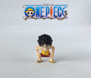 海贼王路飞 日本正版 卡通Q版 onepiece 散货公仔 二档状态公仔摆件