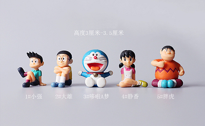 日本正版散货小号人物摆件机器猫