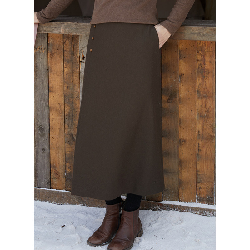 忘城N649座/静谧冬日/冬季复古塔片式中式国风羊毛毛呢小a字半裙,女装/女士精品,半身裙,淘宝优惠券,粉丝福利购,淘宝优惠卷