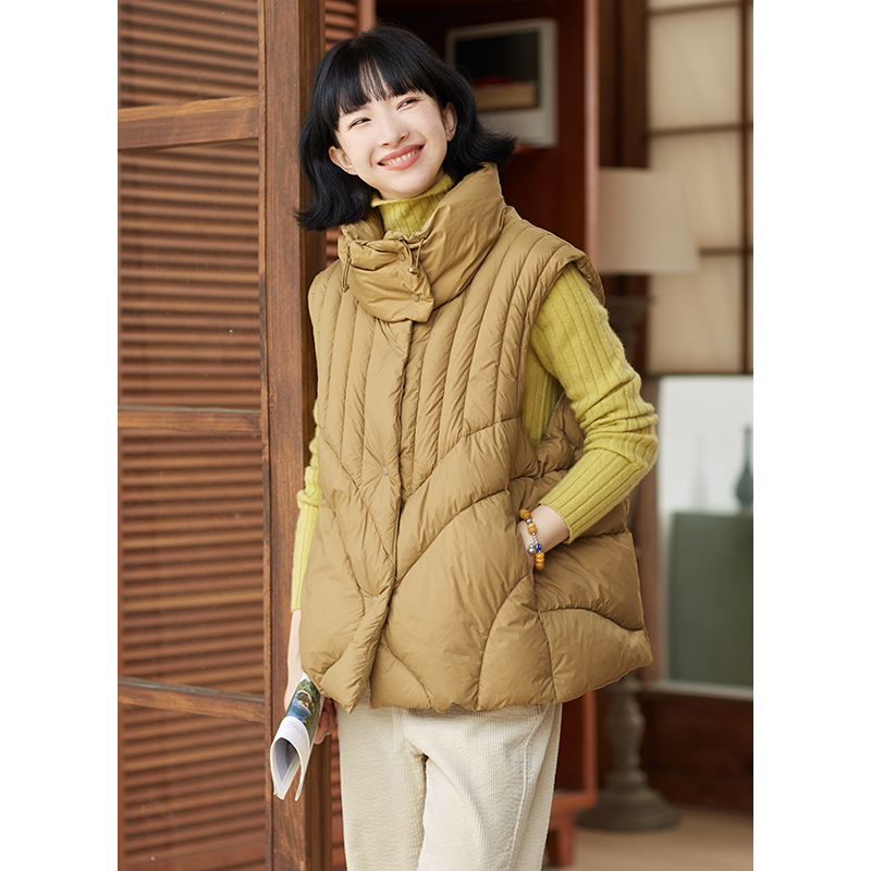 忘城单排扣文艺复古马甲