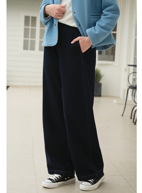 忘城W208座/等待一场苏醒/26春季新款棉混纺直筒牛仔裤百搭休闲裤