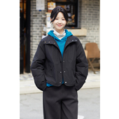 忘城N905座 60G新雪丽棉黑色立领棉服外套保暖上衣 新款 冬忆 冬季