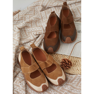 头层牛皮防滑猪皮内里平跟阿甘鞋 忘城X 2024新款 慢步调 女 196座