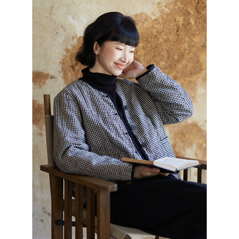 忘城常规款文艺复古棉服