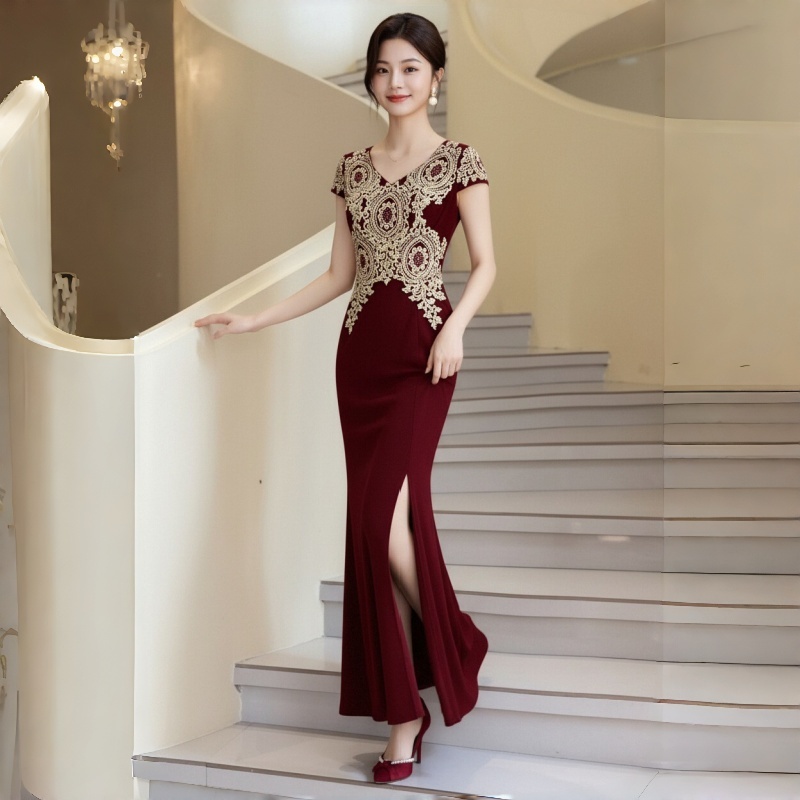 订婚礼服连衣裙中式改良敬酒服女