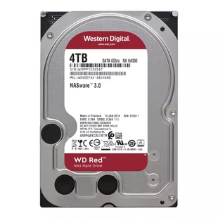 国行WD/西部数据WD40EFPX西数红盘4TB 4T SATA3企业级网络NAS硬盘