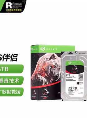 希捷ST6000NT001/NE000/酷狼pro 6T NAS网络存储硬盘7.2K数据恢复