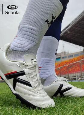 KELME/卡尔美Nebula星云成人儿童单招TF碎钉人草真皮袋鼠皮足球鞋