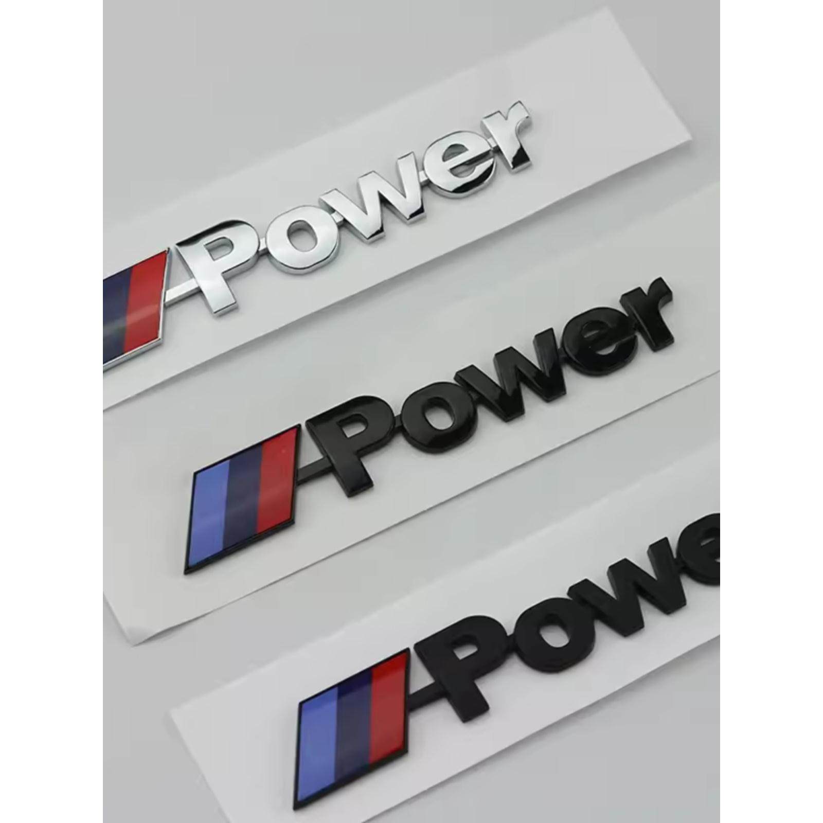 适用于宝马车标Mpower尾标1系新3系5系7系X1X2X3改装车标贴后标志