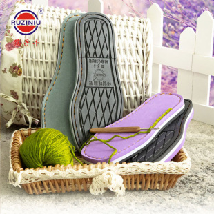 底钩拖鞋 防滑耐磨牛筋鞋 底子手工编织黑色轮胎鞋 底 孺子牛鞋