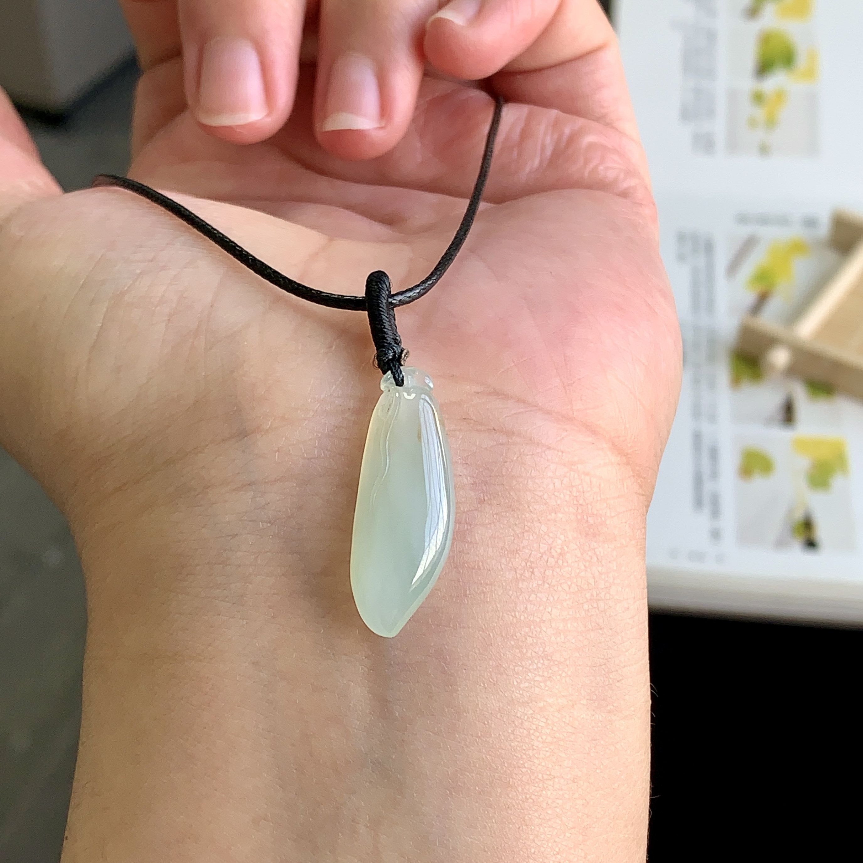 泗隆珠宝-天然A货翡翠福瓜吊坠 缅甸玉石冰种福瓜翡翠挂件