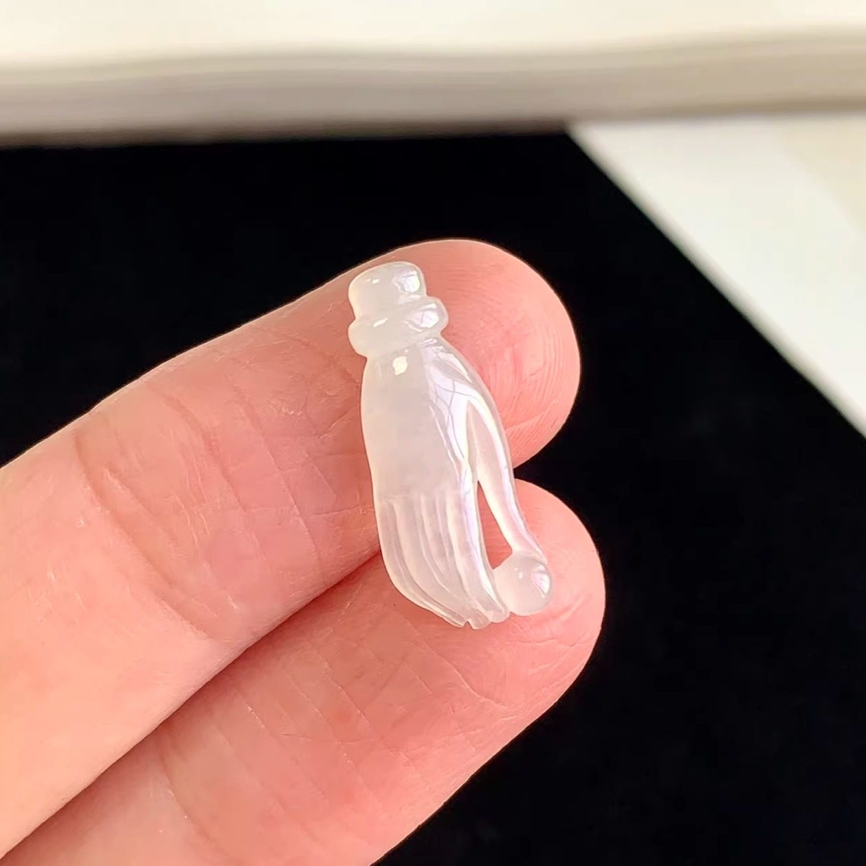 泗隆珠宝-天然A货翡翠佛手吊坠 缅甸玉石冰种玉佛手玉器挂件女款