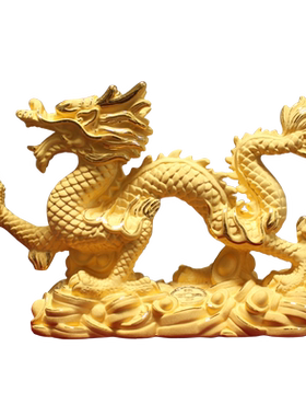 生肖玄关摆件精铸足金