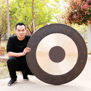 特大号锣鼓乐器开道锣专业响铜抄锣防汛锣开业喜庆铜锣红白喜事锣