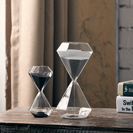 北歐風時間沙漏計時器禮物現代簡約創意辦公室家居裝飾品沙漏擺件圖片