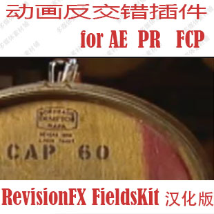 动画反交错插件 RevisionFX FieldsKit V3汉化版  支持AE PR FCP 商务/设计服务 设计素材/源文件 原图主图