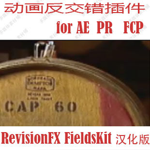 动画反交错插件 RevisionFX FieldsKit V3汉化版  支持AE PR FCP