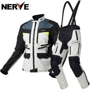 NERVE涅夫飓风摩托车骑行服冬季防寒保暖防水防摔机车拉力服四季