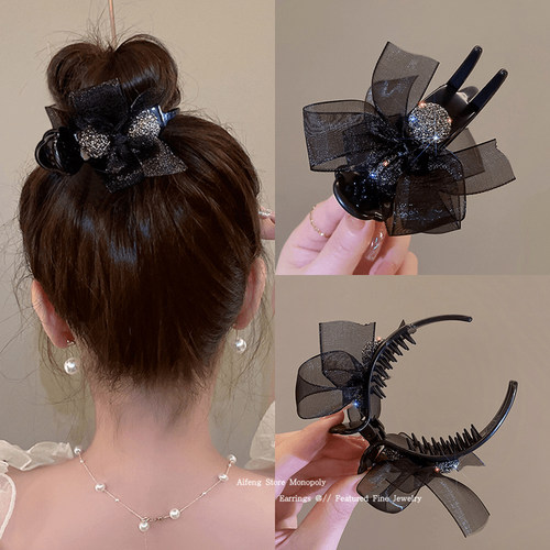 一秒搞定美美出门懒人丸子头抓夹