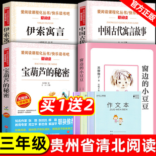 故事书老师推荐 小豆豆全四册三四年级小学生课外阅读书儿童文学经典 秘密中国古代寓言故事伊索寓言窗边 贵州清北阅读配套宝葫芦