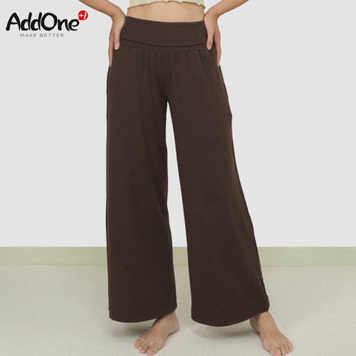 AddOne+高弹瑜伽阔腿裤