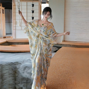 澄渔高定【琅月金樽】新中式缂金纱琅彩金篁刺绣吊带裙外套套装