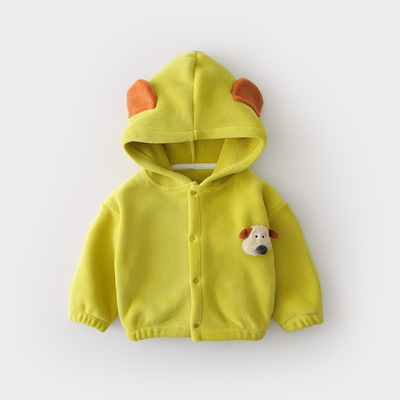 男童女童洋气休闲上衣宝宝连帽