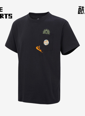 Nike/耐克正品新款宽松透气印花男子舒适休闲运动短袖 DR7967-010