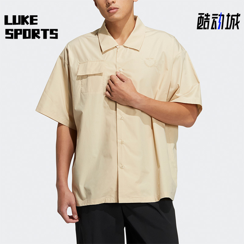 Adidas/阿迪达斯男子短袖衬衫