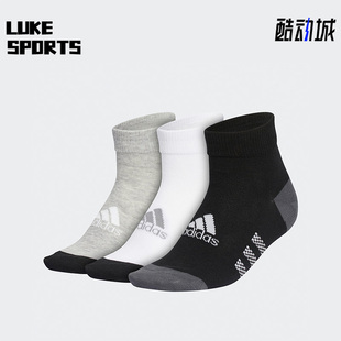 小童三双装 Adidas 新款 夏季 运动袜子IB0338 阿迪达斯正品