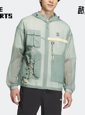 Adidas/阿迪达斯正品夏季新款工装Neo男子运动休闲夹克IA6861