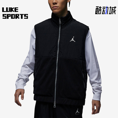 Nike/耐克正品Jordan男子时尚拼接防风保暖运动棉马甲FD8629