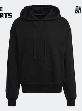 Adidas/阿迪达斯正品三叶草秋季男子运动套头宽松连帽卫衣 HM5115