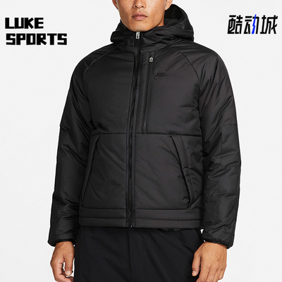 Nike/耐克正品冬季新款男子运动休闲保暖透气连帽棉衣 DD6858-011