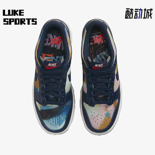 耐克女子大童舒适涂鸦复古板鞋