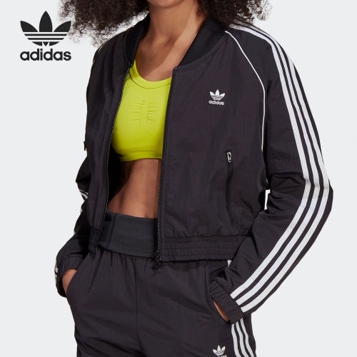 Adidas/阿迪达斯正品三叶草春季新款女子运动夹克外套 GN2791