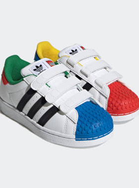 Adidas/阿迪达斯正品三叶草新款儿童男女贝壳头板鞋H03963