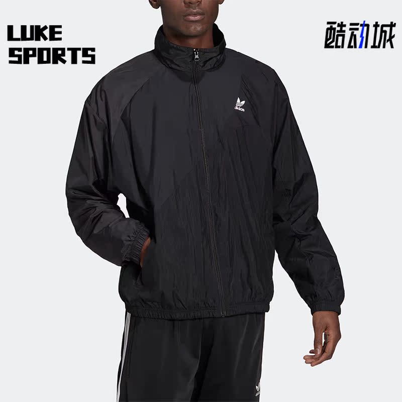 阿迪达斯三叶草男子运动立领夹克