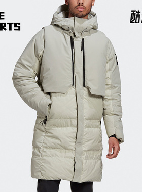 Adidas/阿迪达斯正品保暖男子冬马甲双面两件套保暖羽绒服 FT2430